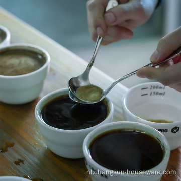 Professionele roestvrijstalen koffieproeverij cupping lepel